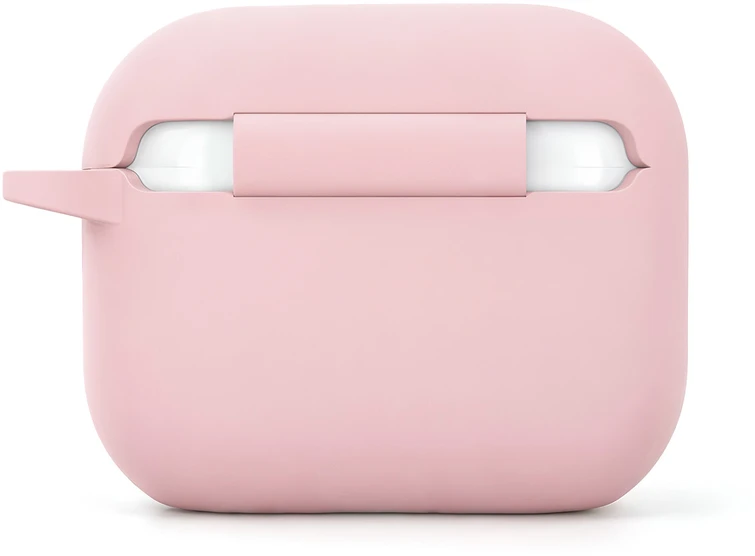 Etteri silikoninis dėklas AirPods Pro 3 šviesiai rožinis