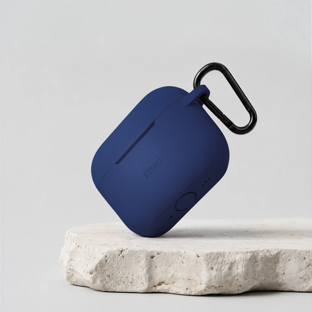 Etteri silikoninis dėklas AirPods Pro 3 tamsiai mėlynas