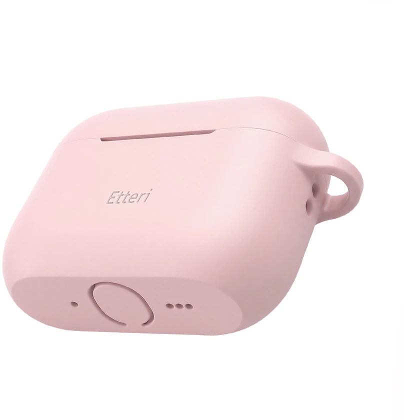 Etteri silikoninis dėklas AirPods Pro 3 šviesiai rožinis
