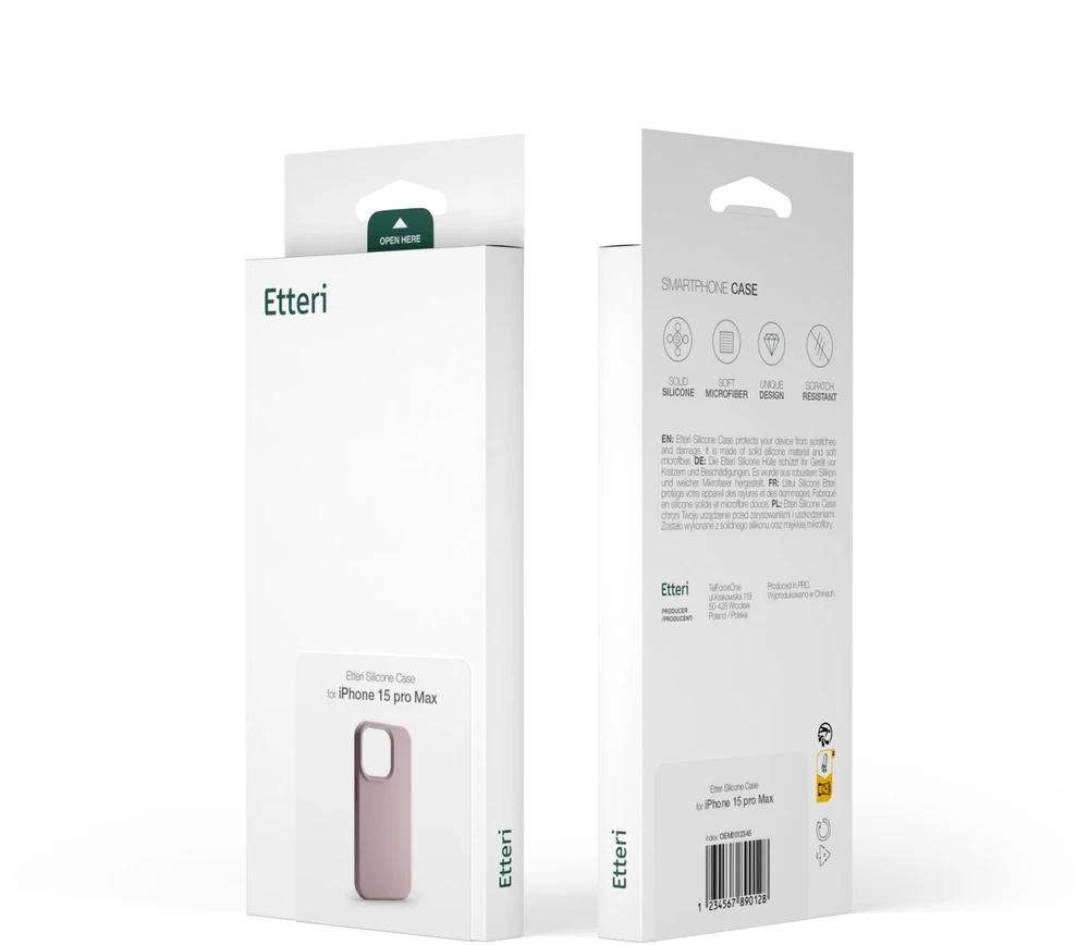 Etteri silikoninis dėklas Xiaomi Redmi 15C 5G šviesiai rožinis