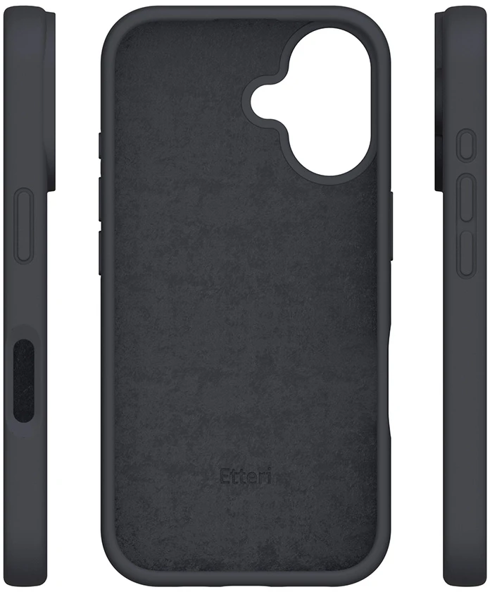 Etteri silikoninis dėklas Xiaomi Redmi 15C 5G juodas