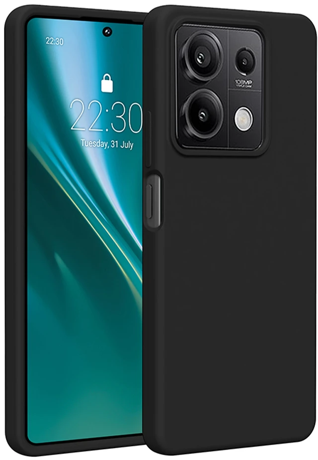 Etteri silikoninis dėklas Xiaomi Redmi 15C 5G juodas
