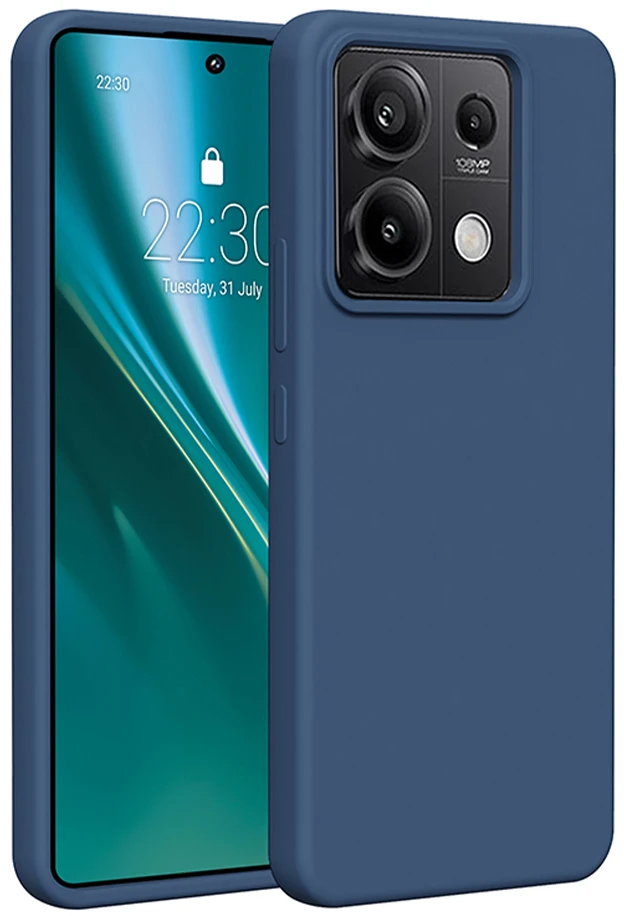 Etteri silikoninis dėklas Xiaomi Redmi 15C 5G tamsiai mėlynas