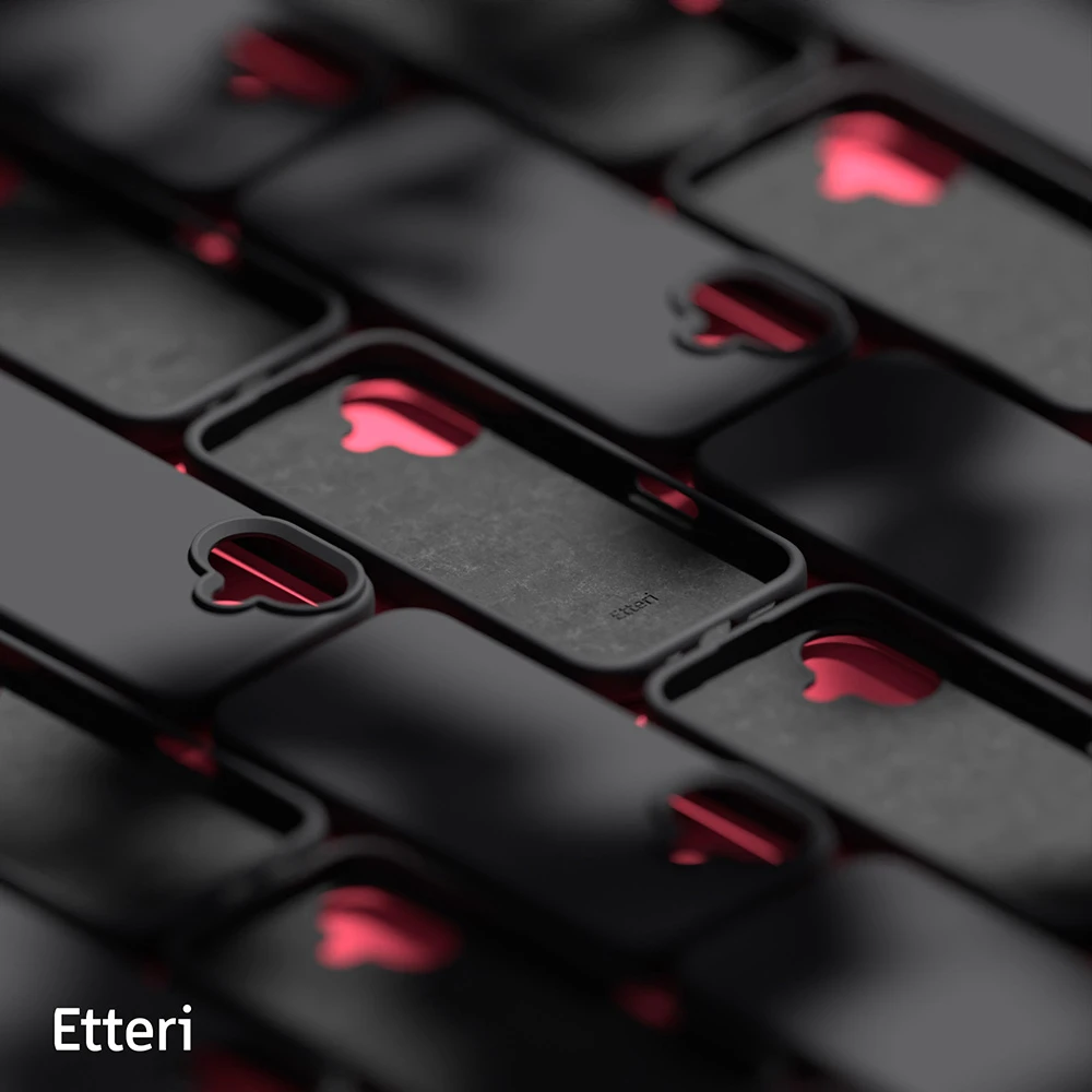 Etteri silikoninis dėklas Xiaomi Redmi 15C 5G juodas