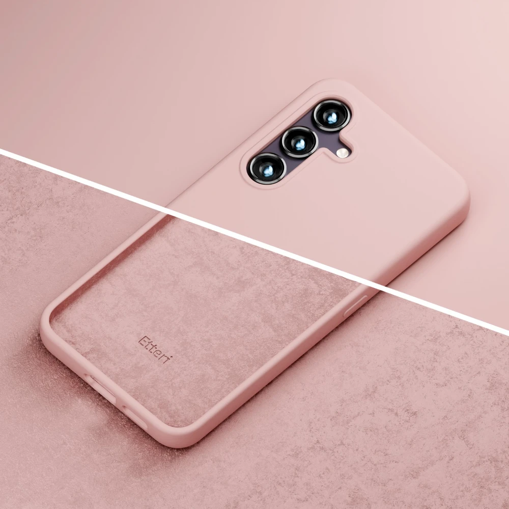 Etteri silikoninis Mag dėklas Samsung Galaxy A57 5G šviesiai rožinis