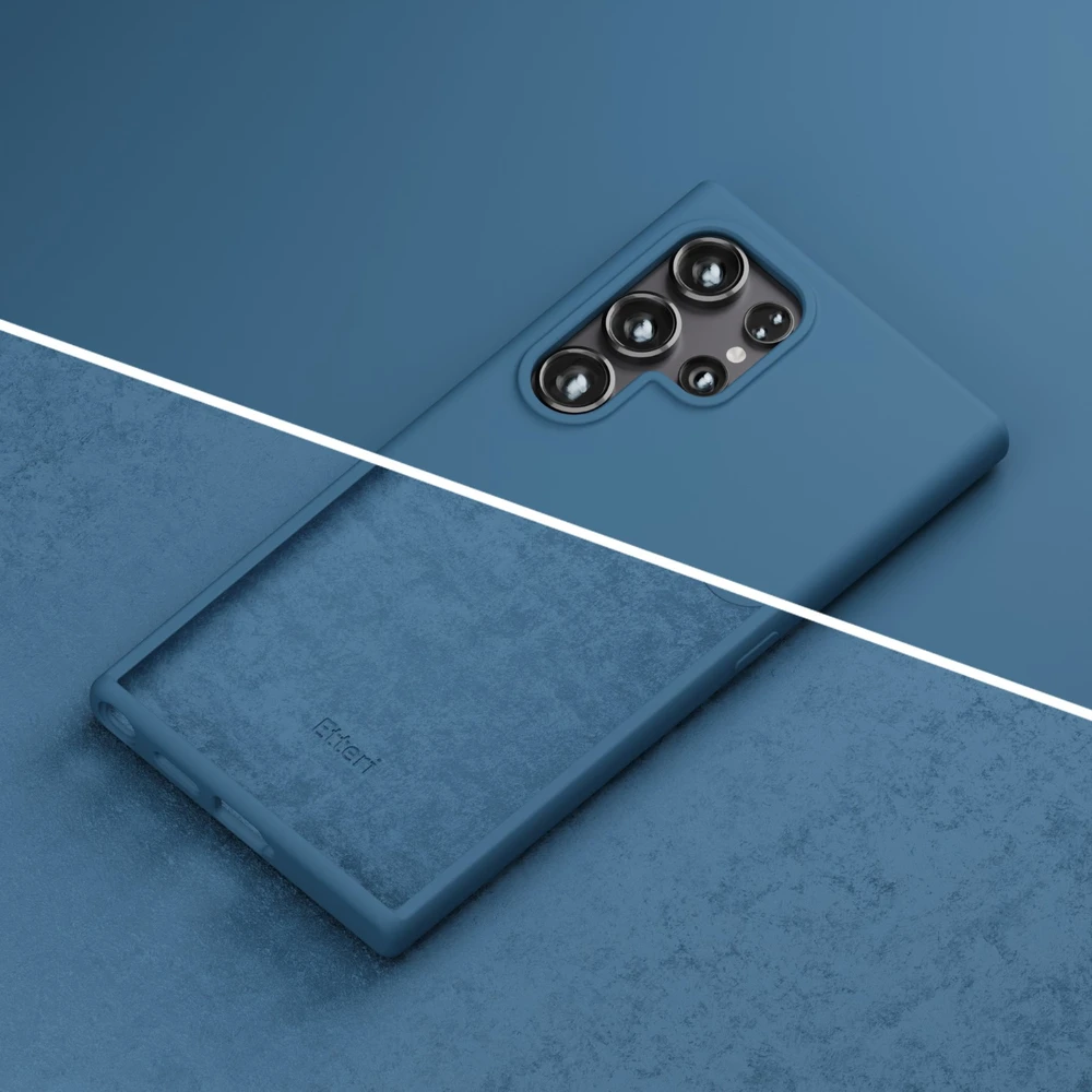 Etteri silikoninis Mag dėklas Samsung Galaxy S26 Ultra tamsiai mėlynas