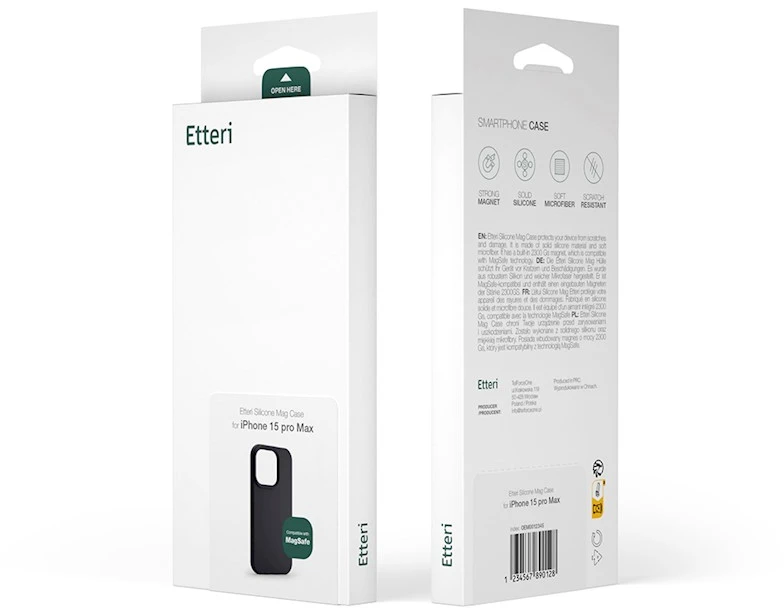 Etteri silikoninis Mag dėklas Samsung Galaxy S25 Plus juodas