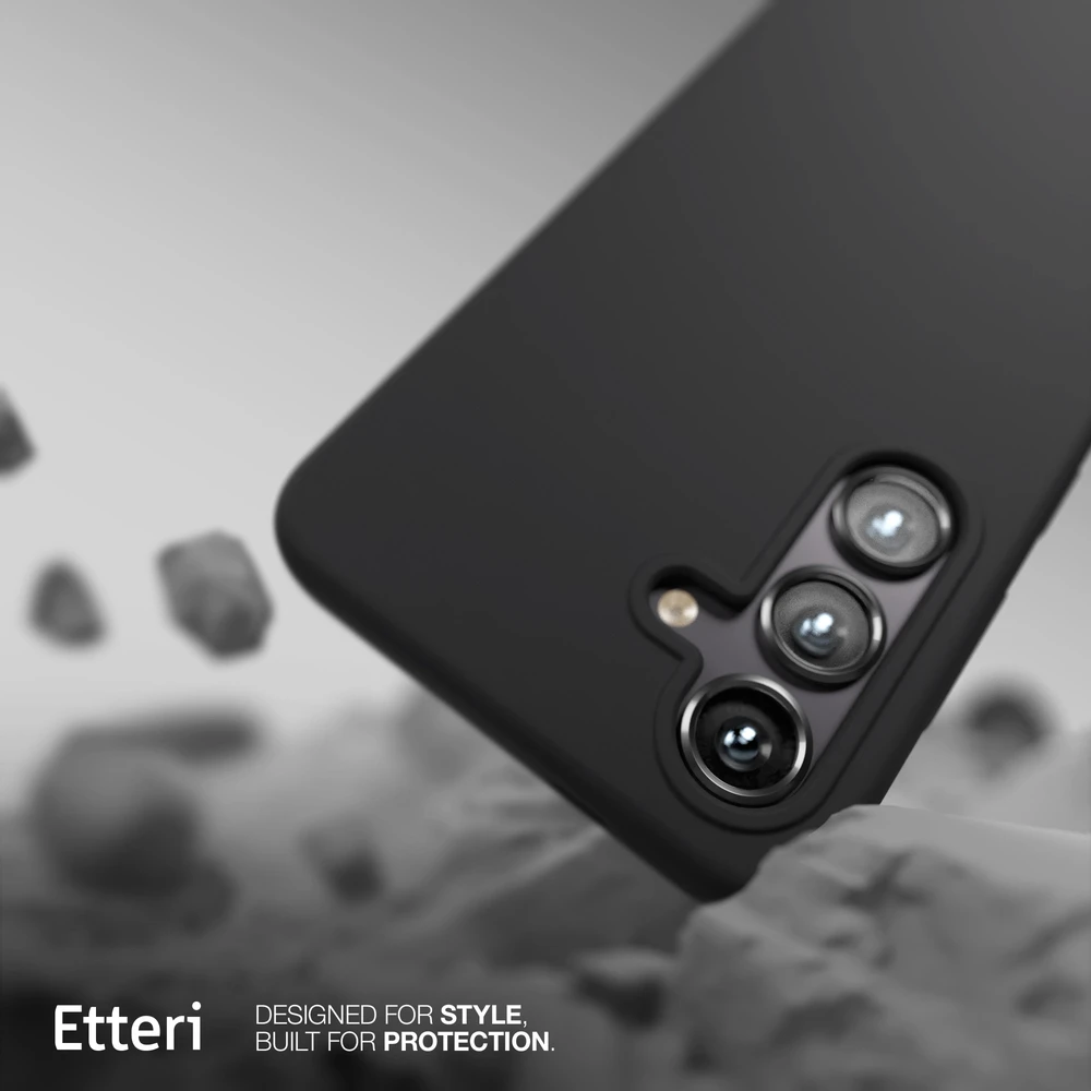 Etteri silikoninis Mag dėklas Samsung Galaxy S25 Plus juodas