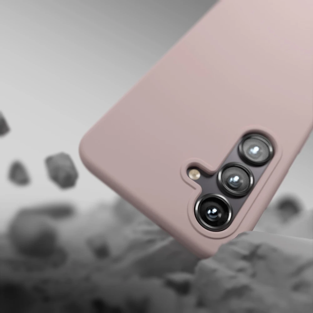 Etteri silikoninis Mag dėklas Samsung Galaxy A57 5G šviesiai rožinis