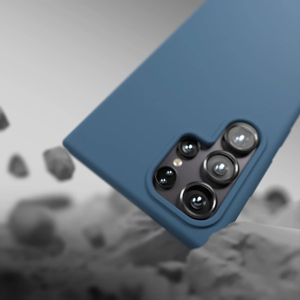Etteri silikoninis Mag dėklas Samsung Galaxy S26 Ultra tamsiai mėlynas