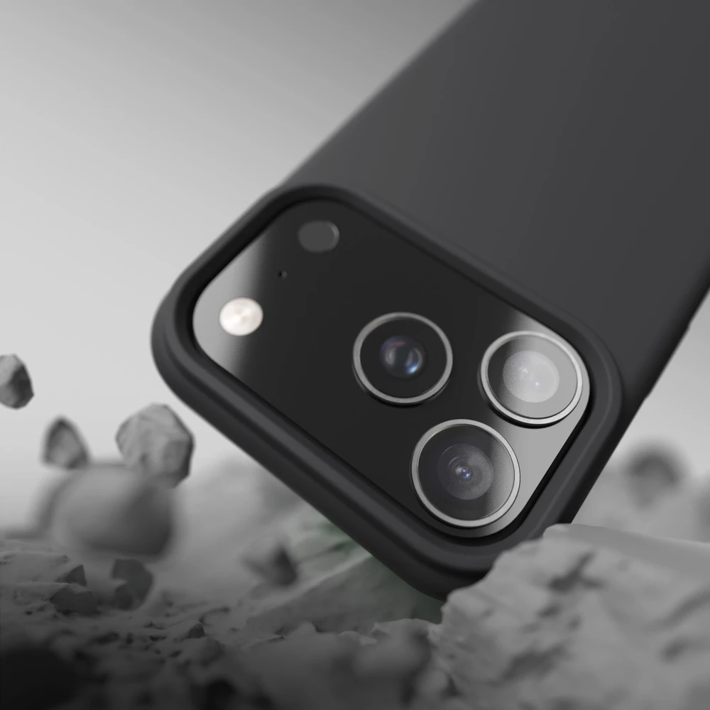 Etteri silikoninis Mag dėklas, skirtas iPhone 17 Pro / 18 Pro, juodas