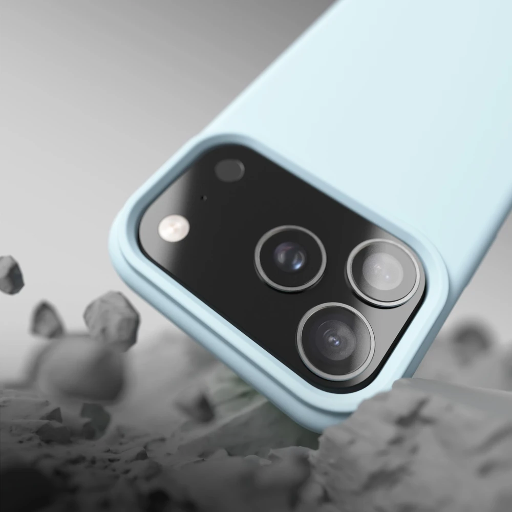 Etteri silikoninis Mag dėklas, skirtas iPhone 17 Pro Max / 18 Pro Max, šviesiai mėlynas