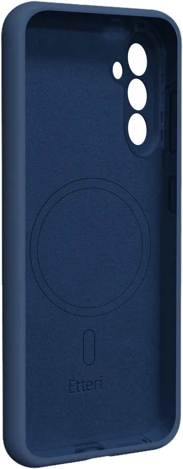 Etteri silikoninis Mag dėklas, skirtas Samsung Galaxy A57 5G, tamsiai mėlynas