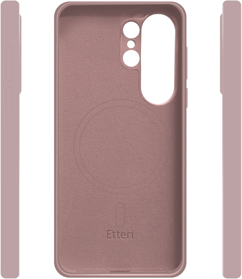 Etteri silikoninis Mag dėklas, skirtas Samsung Galaxy S26 Ultra, šviesiai rožinis