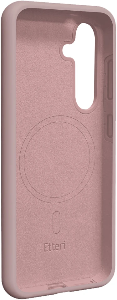 Etteri silikoninis Mag dėklas, skirtas Samsung Galaxy S26, šviesiai rožinis