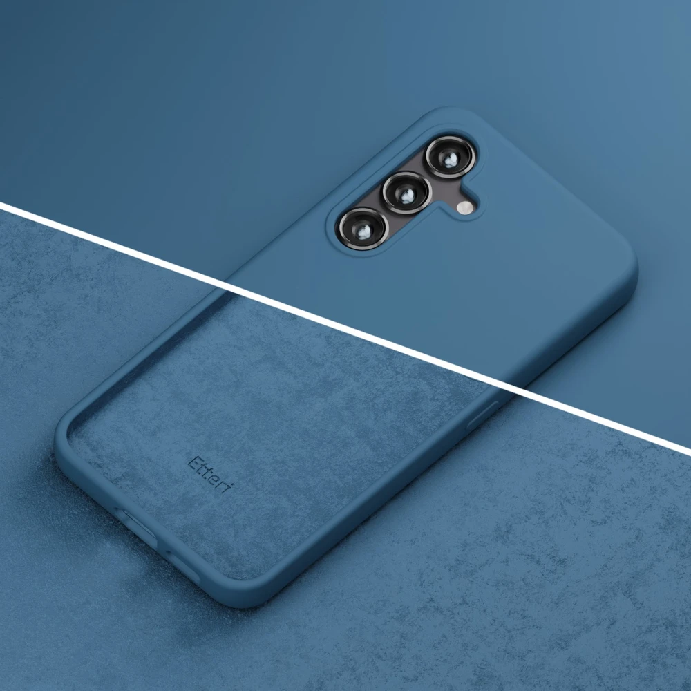 Etteri silikoninis Mag dėklas, skirtas Samsung Galaxy A57 5G, tamsiai mėlynas