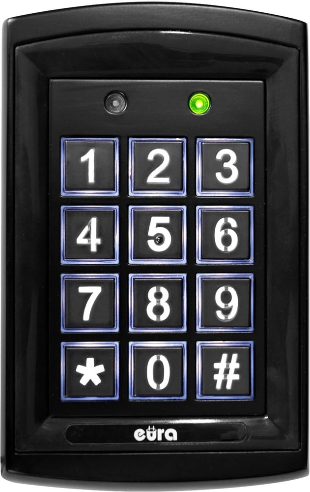 EUA EURA AC-20C7 Juodas combination lock