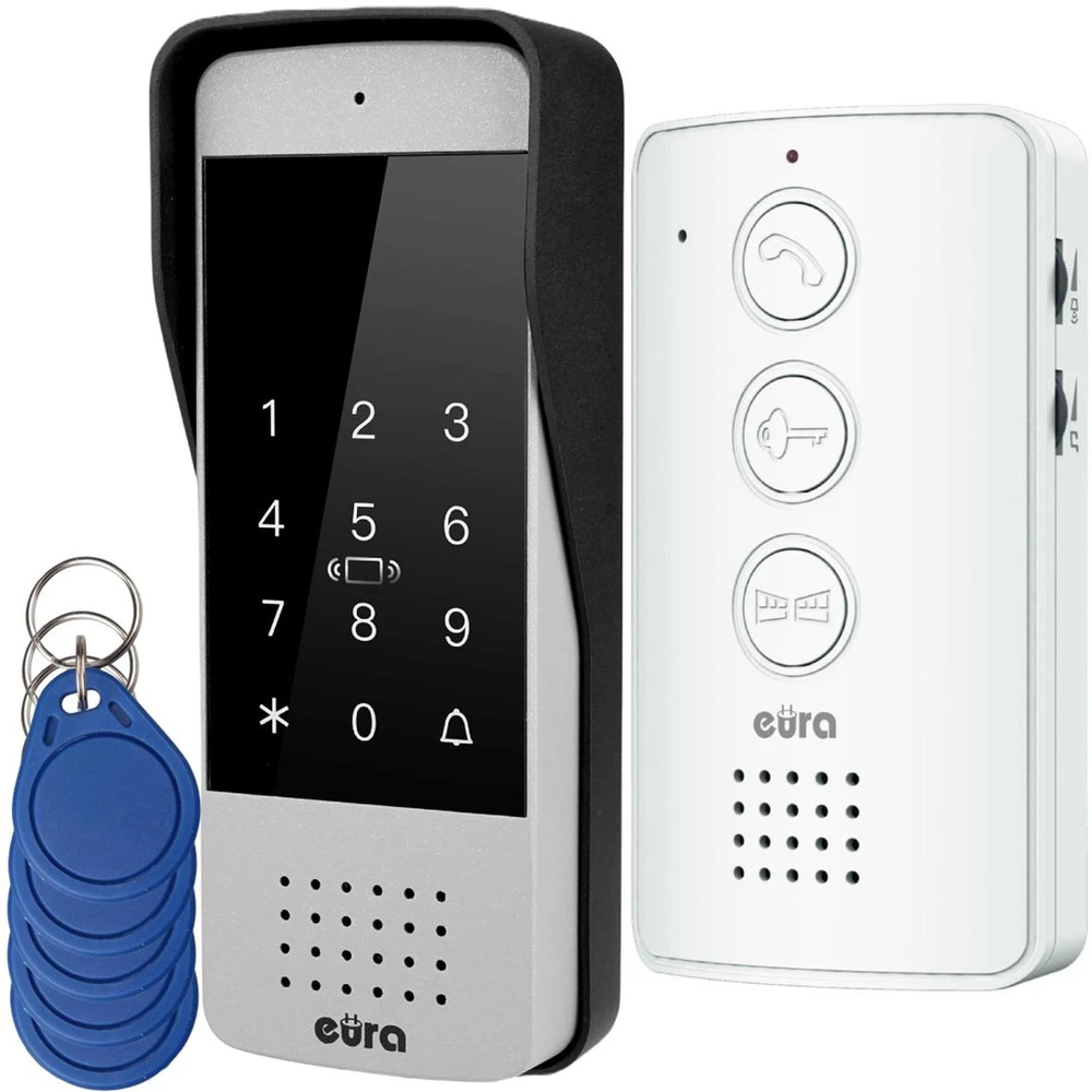 EUA EURA ADP-34A3 baltas domofonas