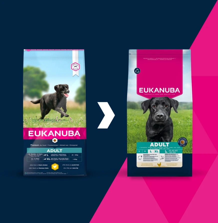 Eukanuba Life Care sausas pašaras didelių veislių šunims su vištiena, L, 15 kg