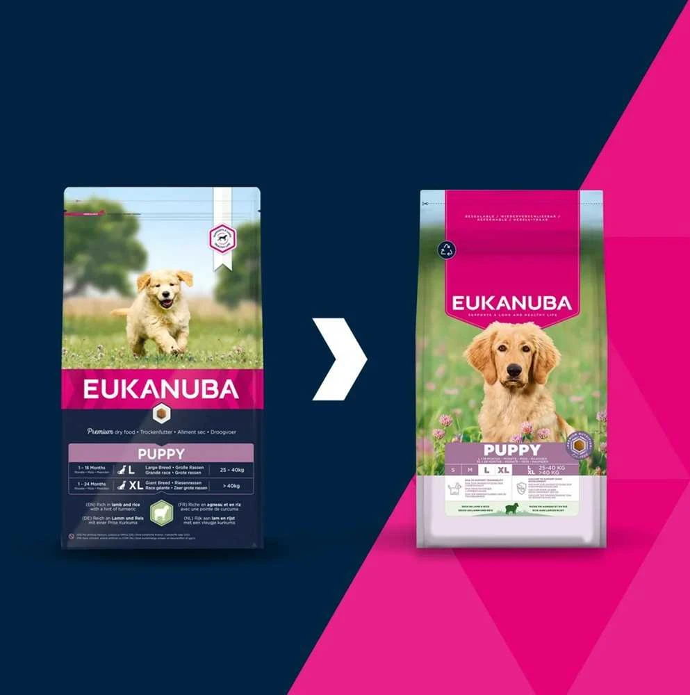 Eukanuba Puppy & Junior L/XL Lamb & Rice 12kg