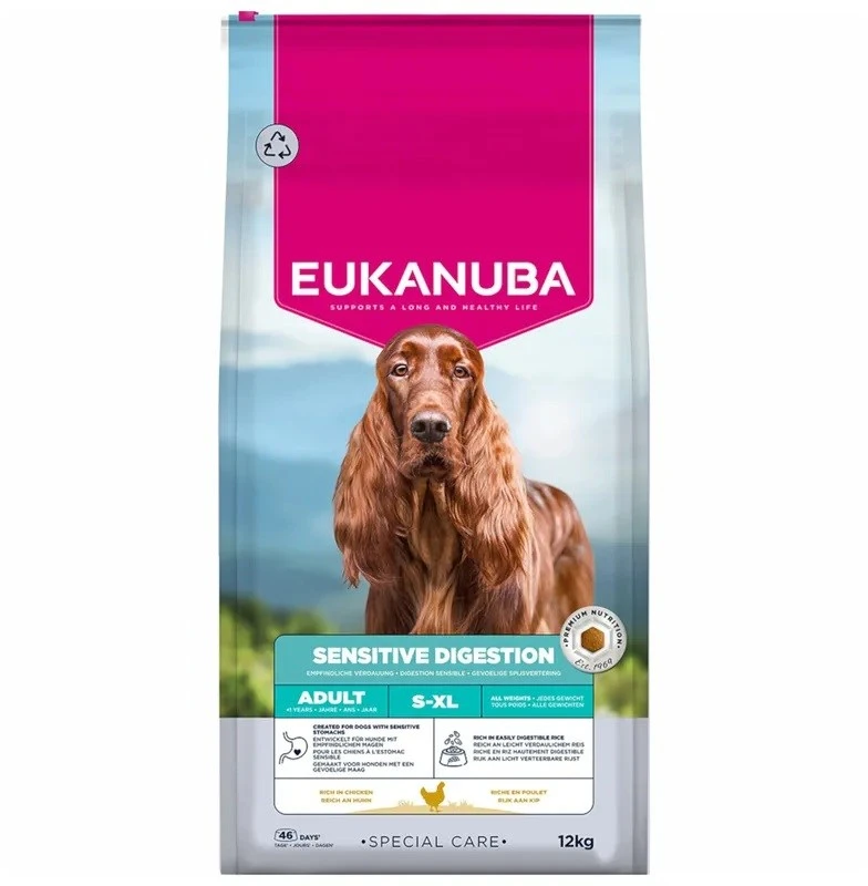 EUKANUBA Special Care Sensitive digestion – sausas Maistas šunims – 12kg