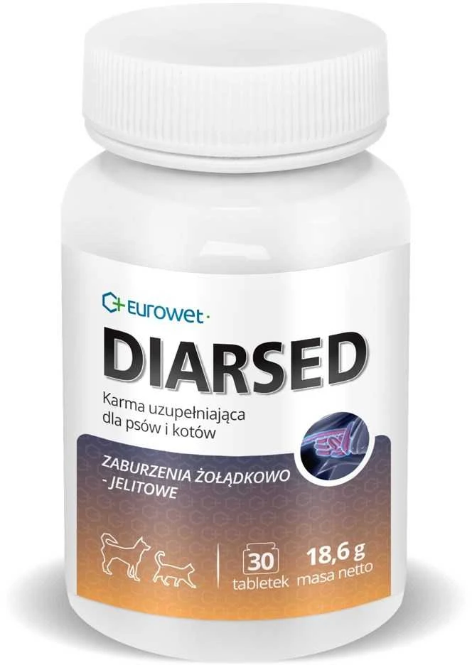 EWE EUROWET Diarsed – papildai šunims ir katėms – 30 tablečių