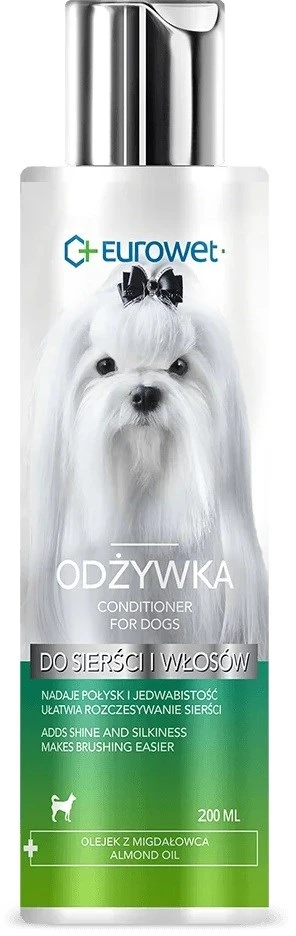 EUROWET kailio ir plaukų kondicionierius - kondicionierius šunims - 200 ml