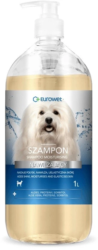 EUROWET drėkinamasis šampūnas šunims 1 l