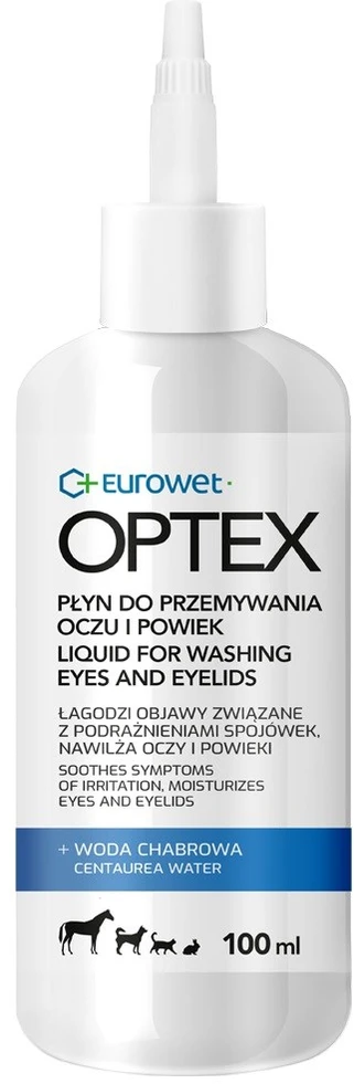 EWE EUROWET Optex – skystis akių valymui šunims ir katėms – 100 ml