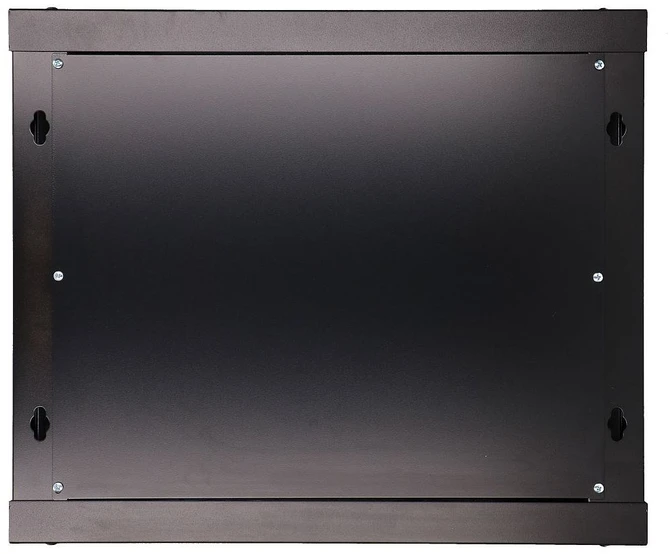 EXTRALINK 9U 600X450 prie sienos montuojama stelažinė spintelė juoda