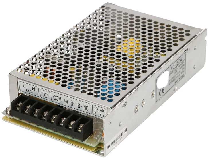 EXTRALINK AD-55A maitinimo šaltinis su akumuliatoriaus įkrovikliu 12V/13.8V 55W