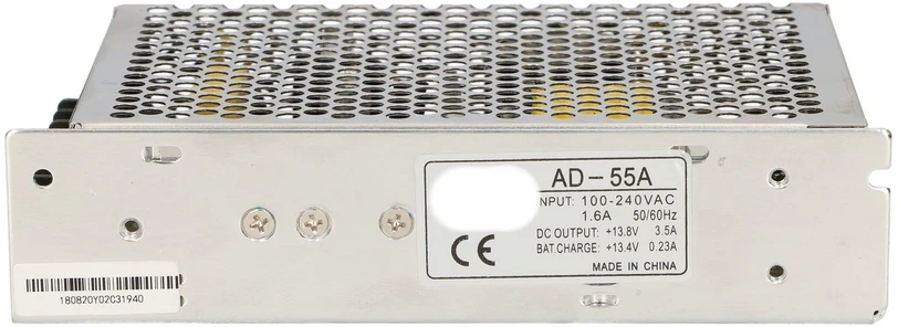 EXTRALINK AD-55A maitinimo šaltinis su akumuliatoriaus įkrovikliu 12V/13.8V 55W