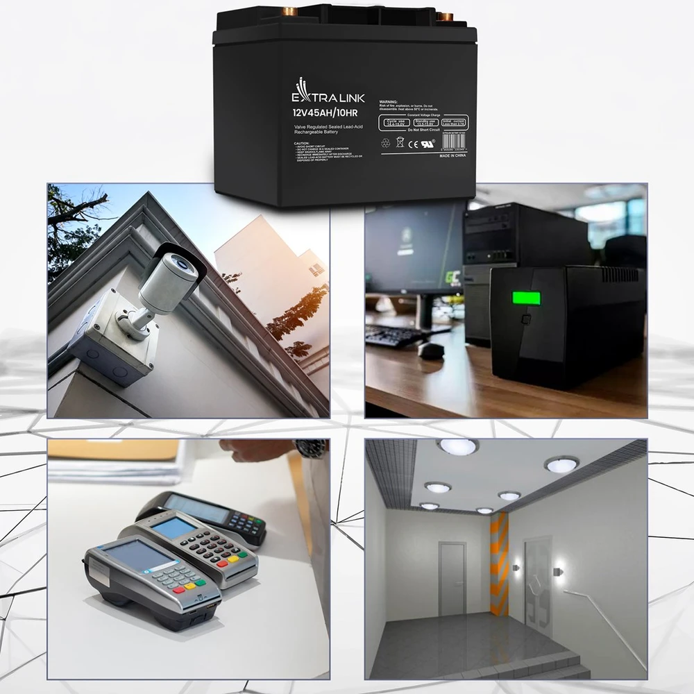 Extralink akumuliatorius BATTERY ACCUMULATOR AGM 12V 45AH Rūgštinis akumuliatorius (VRLA)