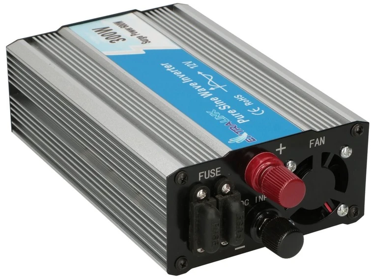 EXTRALINK automobilio įtampos keitiklis 12V-230V 300W grynas sinusas OPIP-300W