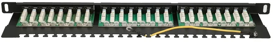 EXTRALINK 0.5U 24 prievadų CAT6 UTP pataisų skydelis