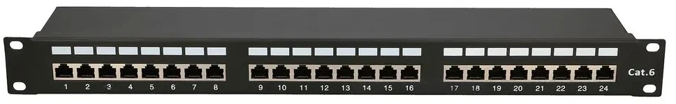 EXTRALINK 24 prievadų CAT6 STP pataisų skydelis V2