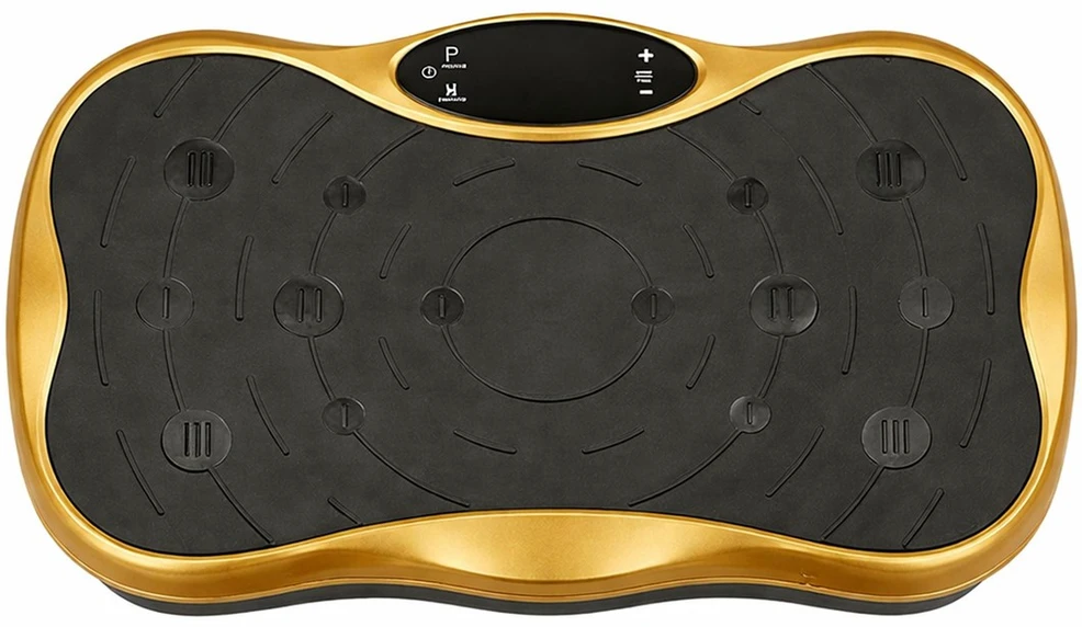 Extralink Moonwalk Spin Move Platofrma Wibracyjna do Ćwiczeń Fitness 200W auksinė