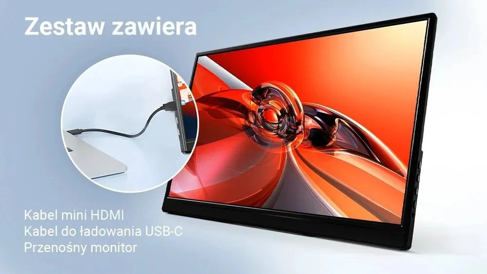 Extralink „Smart Life S15 14“ | Nešiojamas monitorius nešiojamiesiems kompiuteriams, telefonams ir žaidimų konsolėms | USB-C / „micro-HDMI“