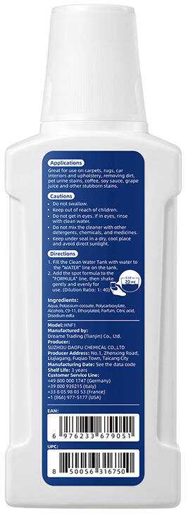 Audinių valymo skystis – 250 ml, skirtas „Dreame N10“