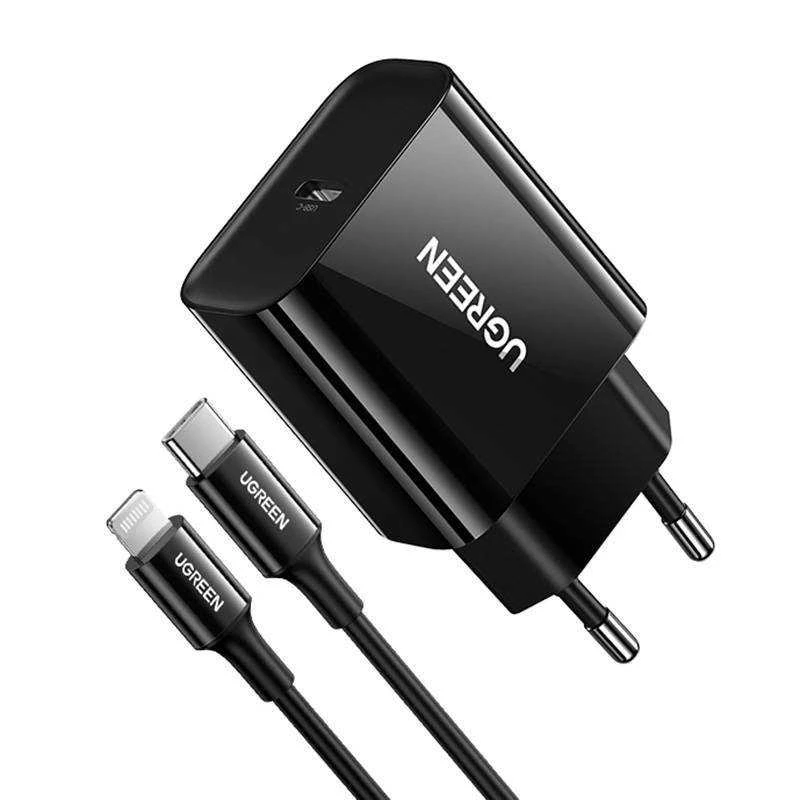 Įkroviklis Ugreen CD137 20W USB-C juodas