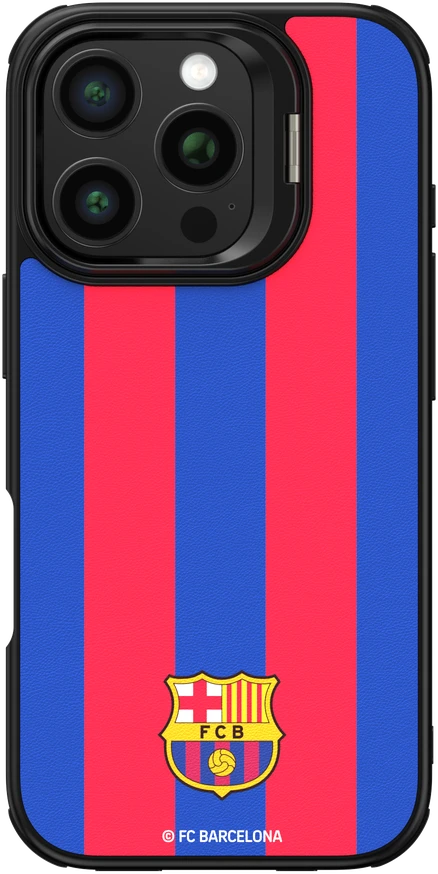 Ocpc „FC Barcelona“ dėklas, skirtas „iPhone 16 Pro Max“, magnetinis dėklas, „MagSafe“ OFCBMCIP16PMBG BG
