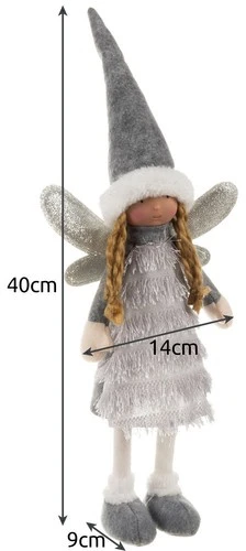 Fairy - Christmas figurine pilka Ruhhy 22343
