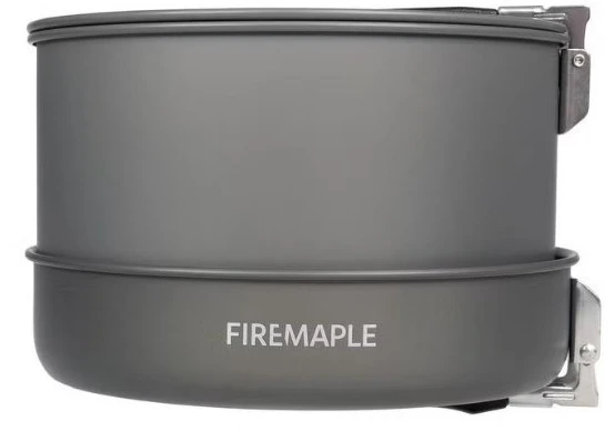 FEP „Fire-Maple Feast 4“ kelioninis virtuvės reikmenų rinkinys – juodas