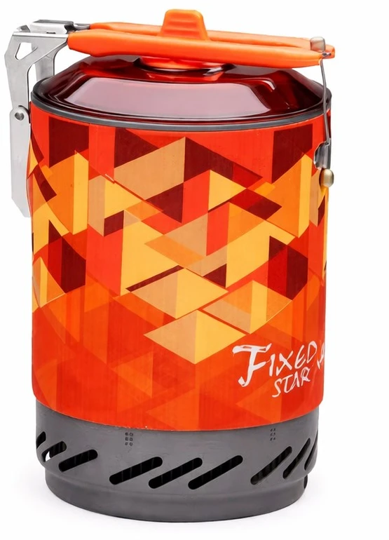 FEP Fire-Maple FMS-X2 kempingo viryklė su oranžiniu puodu