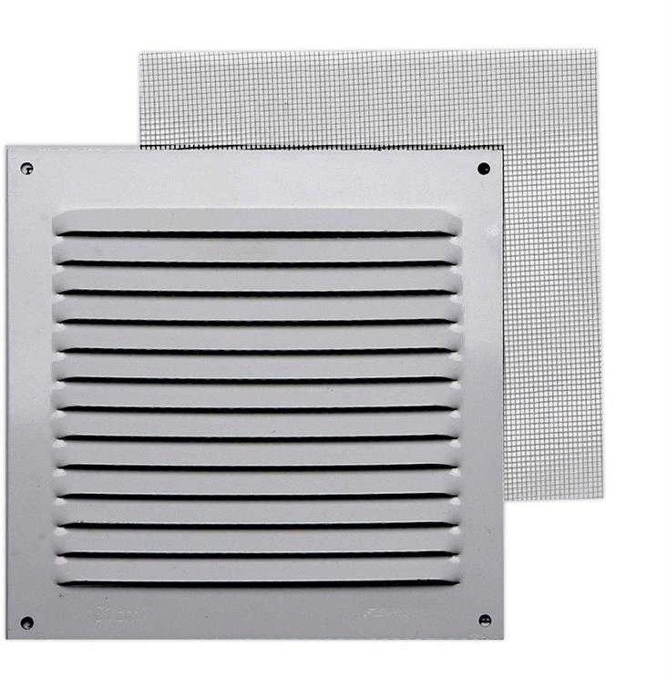 Fepre Ventiliacijos grotelės, 150 x 150 mm, su tinkleliu