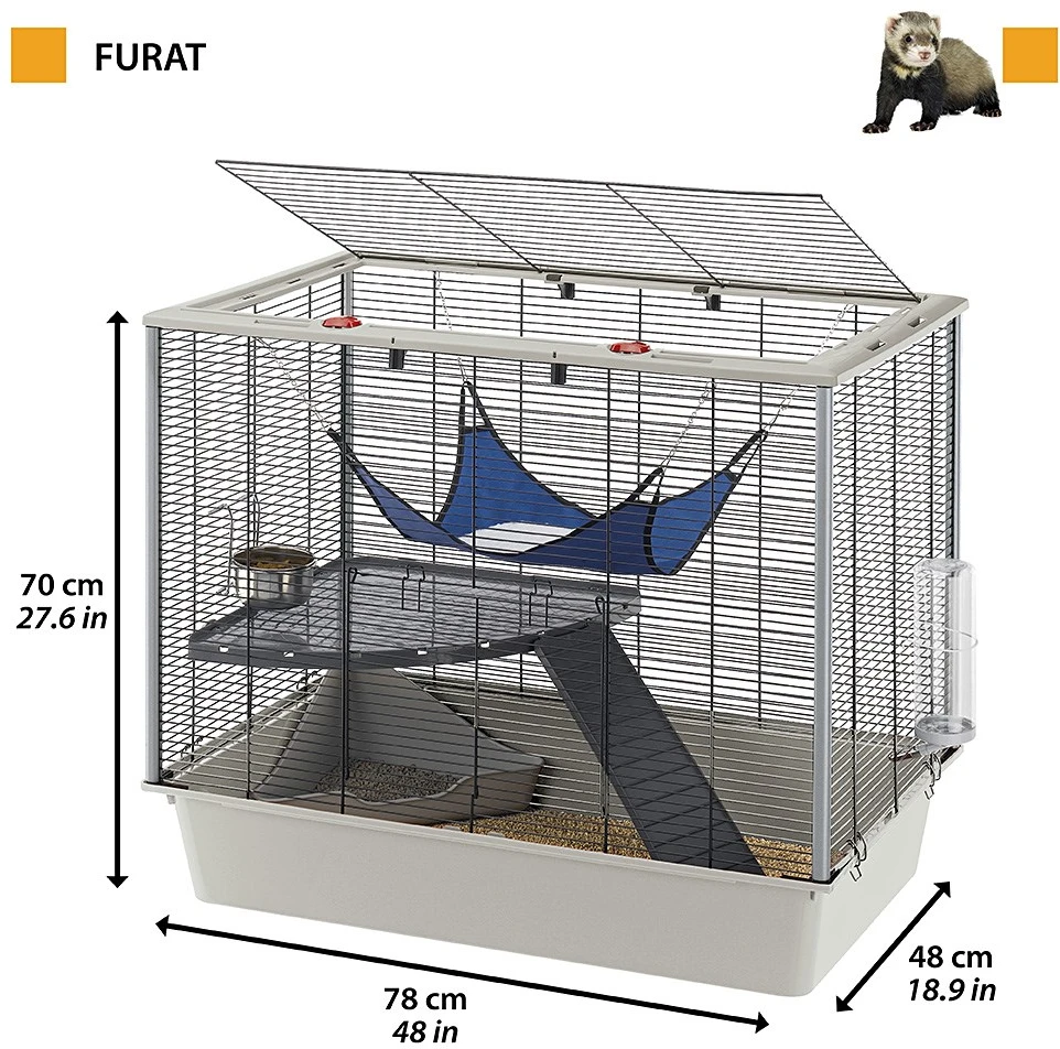 Ferplast Narvas fretkai Furet Plus 80x50x70cm