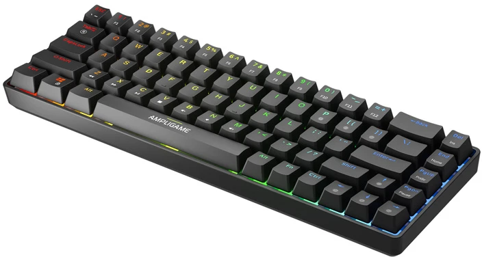 Fifine GK1 mechancial klaviatūra ,65% RGB (juodas)