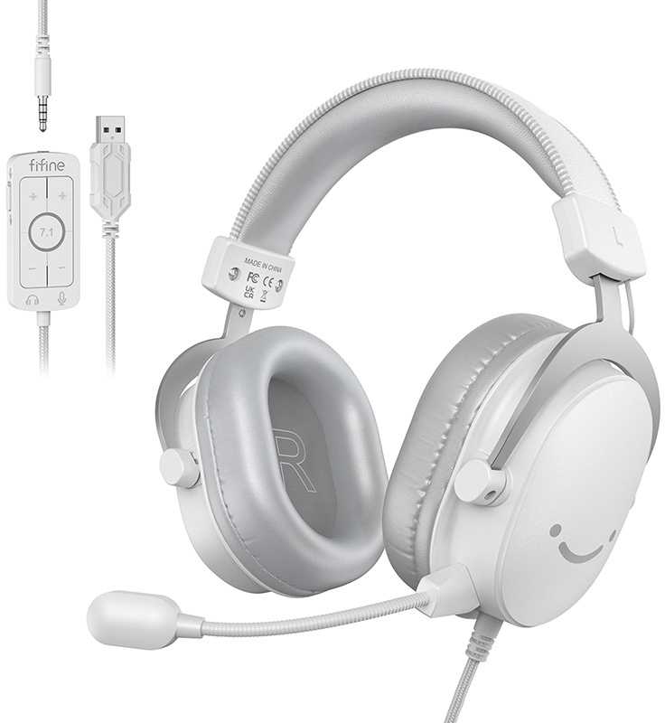 FIFINE AmpliGame H9W laidinės ausinės USB