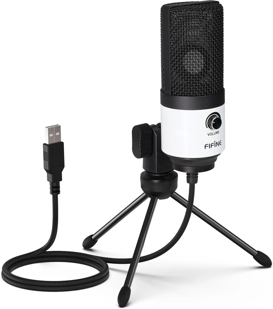 Fifine K669BW studijinis mikrofonas (baltas)