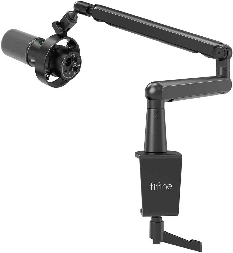 Fifine T688 dinaminis mikrofonas juodos spalvos
